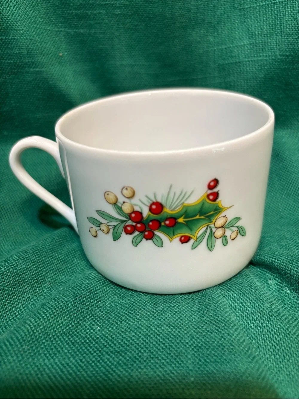 Vista Alegre Christmas Magic Teacup and Saucer with Rocking Horse Design